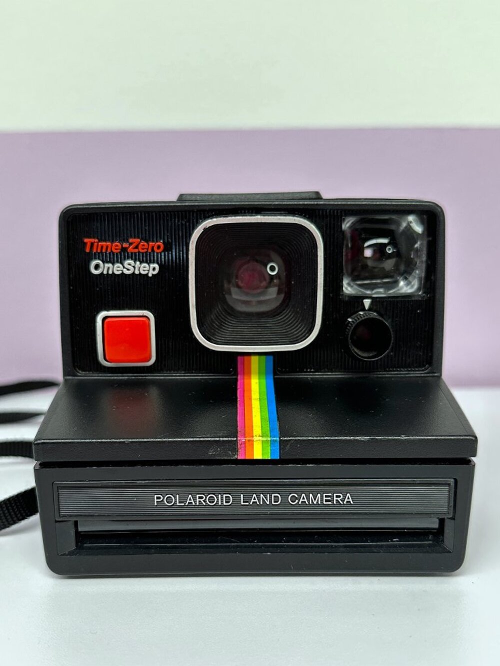 VINTAGE Polaroid Time-Zero One Step SX-70 Film Instant Camera rainbow untested